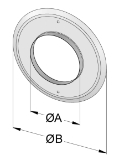 190292 24CWP 2/4 Concentric Wall Plate