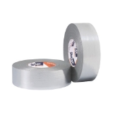 Shurtape® 146956 SF 682 HVAC Professional-Grade Duct Tape, 55 m L x 48 mm W, 10 mil THK, Rubber Adhesive, Metalized Polyethylene Film with Cloth Carrier Backing, Metalized Silver