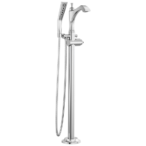 DELTA® T4756-LHP-FL Dorval™ Tub Filler Trim, Chrome, Commercial/Residential