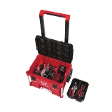 Milwaukee® PACKOUT™ 48-22-8426 Waterproof Rolling Tool Box, 18.9 in H x 25.6 in W x 22.1 in D