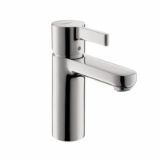 Hansgrohe 31060001 Bathroom Faucet, Metris S, Commercial, 1.2 gpm Flow Rate, 3-3/4 in H Spout, 1 Handle, Pop-Up Drain, 1 Faucet Hole, Polished Chrome, Traditional