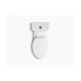 Kohler® 6355-95 2-Piece Toilet, Persuade® Curv Comfort Height®, Elongated Bowl, 16-1/2 in H Rim, 12 in Rough-In, 1.6 gpf Full Flush/1 gpf Reduced Flush, Ice Grey