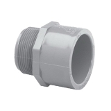 Lasco® 9836-025 Adapter, 2-1/2 in, MNPT x Slip, SCH 80/XH, CPVC, FKM O-Ring Seal