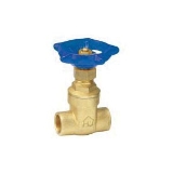 HOMEWERKS® 170-4-12 Compact Gate Valve, 1/2 in Nominal, Solder End Style, Brass Body, Handwheel Actuator