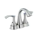 Gerber® D301122BN Antioch® Centerset Lavatory Faucet, Brushed Nickel, 2 Handles, 50/50 Touch-Down Pop-Up Drain