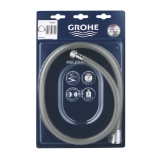 GROHE 28151001 RelexaFlex Shower Hose, 59 in L, StarLight® Polished Chrome