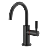Brizo® 61320LF-H-BL Solna® Instant Hot Faucet, 1 gpm at 60 psi Flow Rate, Matte Black, 1 Handle