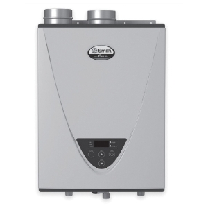 AO Smith® 100123378 ATI-540H Tankless Water Heater, Natural Gas Fuel, 199000 Btu/hr Heating, Indoor/Outdoor: Indoor, Condensing, 10 gpm Flow Rate, Direct/Power Vent, 3 in, 4 in Vent, 0.95, Commercial/Residential