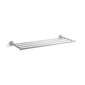 Kohler® 27294-CP Elate® Hotelier, 9-1/2 in L x 25-3/8 in W x 2 in H, Polished Chrome