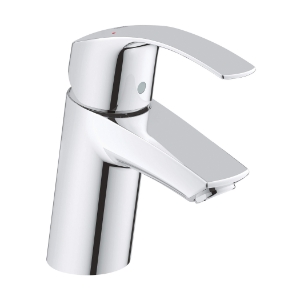 GROHE 3264300A Eurosmart® New Lavatory Faucet, 1.2 gpm, 2-3/8 in H Spout, 1 Handle, 1 Faucet Hole, StarLight® Polished Chrome, Traditional