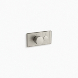 Kohler® 26345-9-BN 1-Outlet Thermostatic Valve Control Panel, 7 gpm Valve, Vibrant® Brushed Nickel