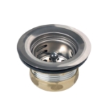 Elkay® D5018A Drain Fitting, 2 in Nominal, Polished Stainless Steel, Stainless Steel Drain