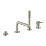 GROHE 19576EN2 Ohm Bathtub Faucet, Concetto™, 1.75 gpm Flow Rate, Brushed Nickel, 1 Handle, Function: Traditional