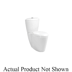 Mansfield® SmartHeight™ 177 Enso™ Toilet Bowl Only, White, Elongated Shape, 12 in Rough-In, 16-7/8 in H Rim, 2-1/8 in Trapway
