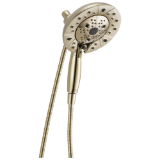 DELTA® 58480-PN-PR-PK Universal Showering Components Multi-Function Showerhead, 1.75 gpm Max Flow, 5 Sprays, Wall Mounting, Lumicoat® Polished Nickel