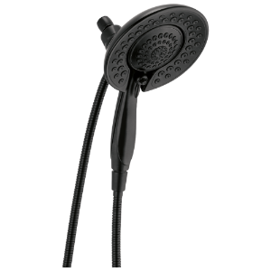 DELTA® 58569-BL-PK Universal Showering Components Multi-Function Showerhead, 1.75 gpm Max Flow, 5 Sprays, Wall Mounting, Matte Black