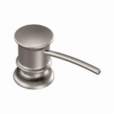 Moen® 3944SRS Soap Dispenser, 18 oz Bottle Capacity, Deck Mount, Metal, Spot Resist™ Stainless