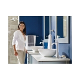 Moen® 4507 Bathroom Faucet, Wynford™, 1.5 gpm Flow Rate, 9 in H Spout, 1 Handle, 1 Faucet Hole, Chrome, Function: Traditional