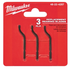 Milwaukee® 48-22-4257 3-Piece Replacement Reaming Blade, Black Oxide, Black Oxide