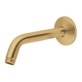 GROHE 27412GN0 Relexa® Tubular Shower Arm, 6-1/4 in L, 1/2 in MNPT, Brushed Cool Sunrise