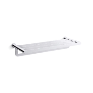 Kohler® 97497-CP Avid® Hotelier Towel Shelf, 10-1/4 in OAH, Polished Chrome