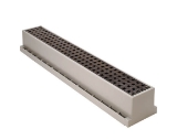 Tuf-Tite® TR1-GRAY 36" Trench Drain with Grate and Caps