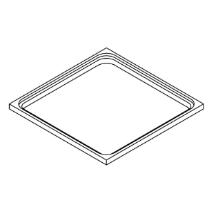 Kohler® 1087473-SN Strainer Ring Square, Vibrant® Polished Nickel