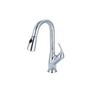 Pioneer 2LG250 Legacy Kitchen Faucet With Spray Head, 1.8 gpm Flow Rate, Polished Chrome, 1 Handle, 1/3 Faucet Holes, Function: Traditional