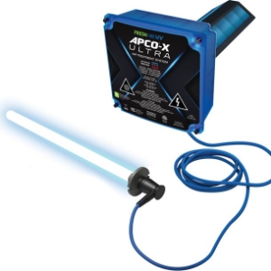 Fresh-Aire UV® TUV-APCOX-UD APCO®-X Ultra Dual UVC Air Purifier, 15 in, 24 V with 110 V Transformer, 3 year