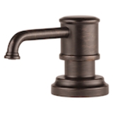 Brizo® RP75675RB Artesso® Traditional Soap/Lotion Dispenser, 15 oz Bottle Capacity, Deck Mount, Venetian Bronze