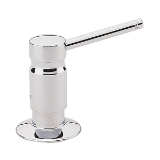 GROHE 28857000 Soap Dispenser, StarLight® Chrome, 15 oz Capacity, Deck Mount, Brass