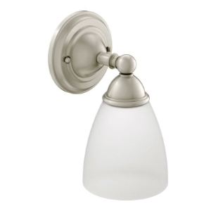 Moen® YB2261BN 1-Globe Bath Light, Brantford™, 120 VAC, Brushed Nickel