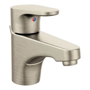 CFG 46103BN Edgestone™ Lavatory Faucet, Residential, 1.2 gpm Flow Rate, 4-1/16 in H Spout, 1 Handle, 3 Faucet Holes, Brushed Nickel, Function: Traditional