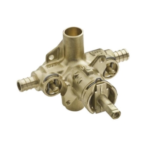 Moen® 8373HD Rough-In Valve, 1/2 in Crimp Ring PEX Inlet x 1/2 in Crimp Ring PEX Outlet, Brass Body