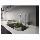 Moen® 7565 Align™ Pulldown Kitchen Faucet, 1.5 gpm Flow Rate, Chrome, 1 Handle, 1 or 3 Faucet Holes, Traditional