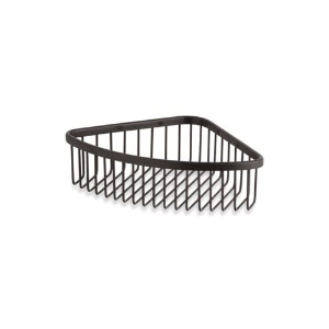 Kohler® 1897-2BZ Large Corner Shower Basket, 3 in H x 8-1/16 in W x 8-1/16 in D, Stainless Steel, Oil Rubbed Bronze