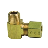 BrassCraft® 1/4 in. O.D. Compression x 1/8 in. MIP No-lead Brass Compression Male Reducing Elbow