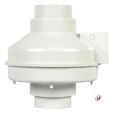 S&P PRF-100 In-line Radon Mitigation Fan, 4 in Inlet