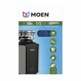 Moen® GX50C GX Series Garbage Disposal, 1-1/2 in Drain, 1/2 hp, 115 V, 2600 rpm Grinding