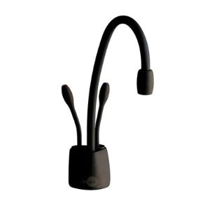 Insinkerator® Indulge™ 44252AA FHC1100 Contemporary Instant Hot and Cool Water Dispenser Faucet, Residential, High-Arc Swivel Spout, Oil Rubbed Bronze, 2 Handles