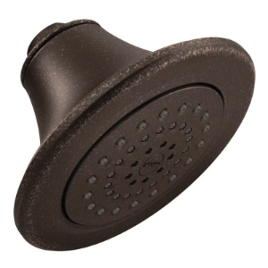 Moen® S6312ORB Standard Shower Head, Icon™, 2.5 gpm Minimum, 1 Spray, 5-7/8 in Head, Oil Rubbed Bronze