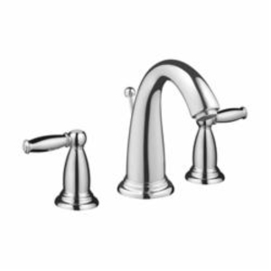 Hansgrohe 06117000 Swing C Widespread Bathroom Faucet, Commercial, 1.2 gpm Flow Rate, 4-3/4 in H Spout, 8 in Center, Polished Chrome, 2 Handles, Pop-Up Drain