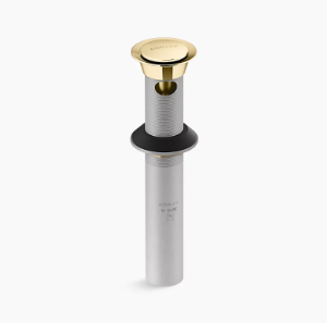 Kohler® 25322-PB Clicker Drain, 1-1/4 in Nominal, Vibrant® Polished Brass