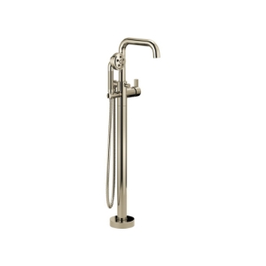 Brizo® T70135-PNLHP Free Standing Tub Filler, Litze™, 2 gpm Flow Rate, Polished Nickel