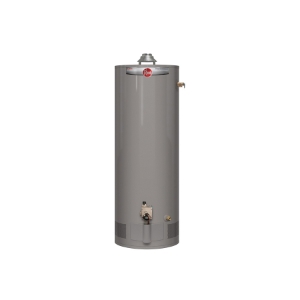 Rheem® PROG40-36N RH62 Professional Classic® Gas Tank Water Heater, 36000 Btu/hr Heating, 40 gal Tank, Natural Gas Fuel, Atmospheric Vent, 36.4 gph at 90 deg F Recovery, Tall