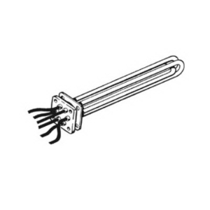 APCOM 100110103 Flanged Heating Element, 208 VAC, 6000 W, Nickel Alloy Sheath