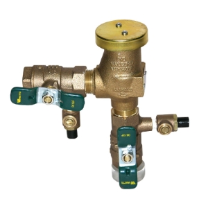 WATTS® 0792011 800M4QT Anti-Siphon Pressure Vacuum Breaker, 3/4 in Nominal, FNPT End Style, Cast Copper Silicon Alloy Body, 7.5 fps Flow Rate