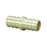 Viega 46434 PureFlow® Coupling, 1/2 in Nominal, Crimp End Style, Brass