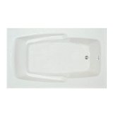 Mansfield® 60X36 Left Hand Drain Tub W/Skirt Biscuit