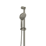 RIOBEL 6006BN Cross Collection Handshower Hand Set Single-Function, 2-Function Shower Head, 1.8 gpm Flow Rate, Swivel Connection, Brushed Nickel